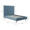 Manhattan Comfort Crosby Full- Size Bed in Blue BD009-FL-BL - alternate 5
